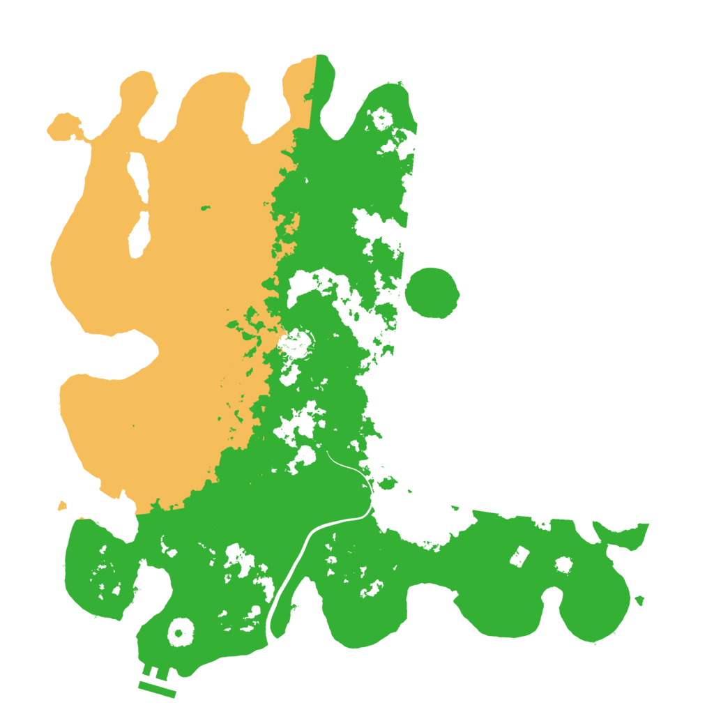 Biome Rust Map: Procedural Map, Size: 3800, Seed: 878832004