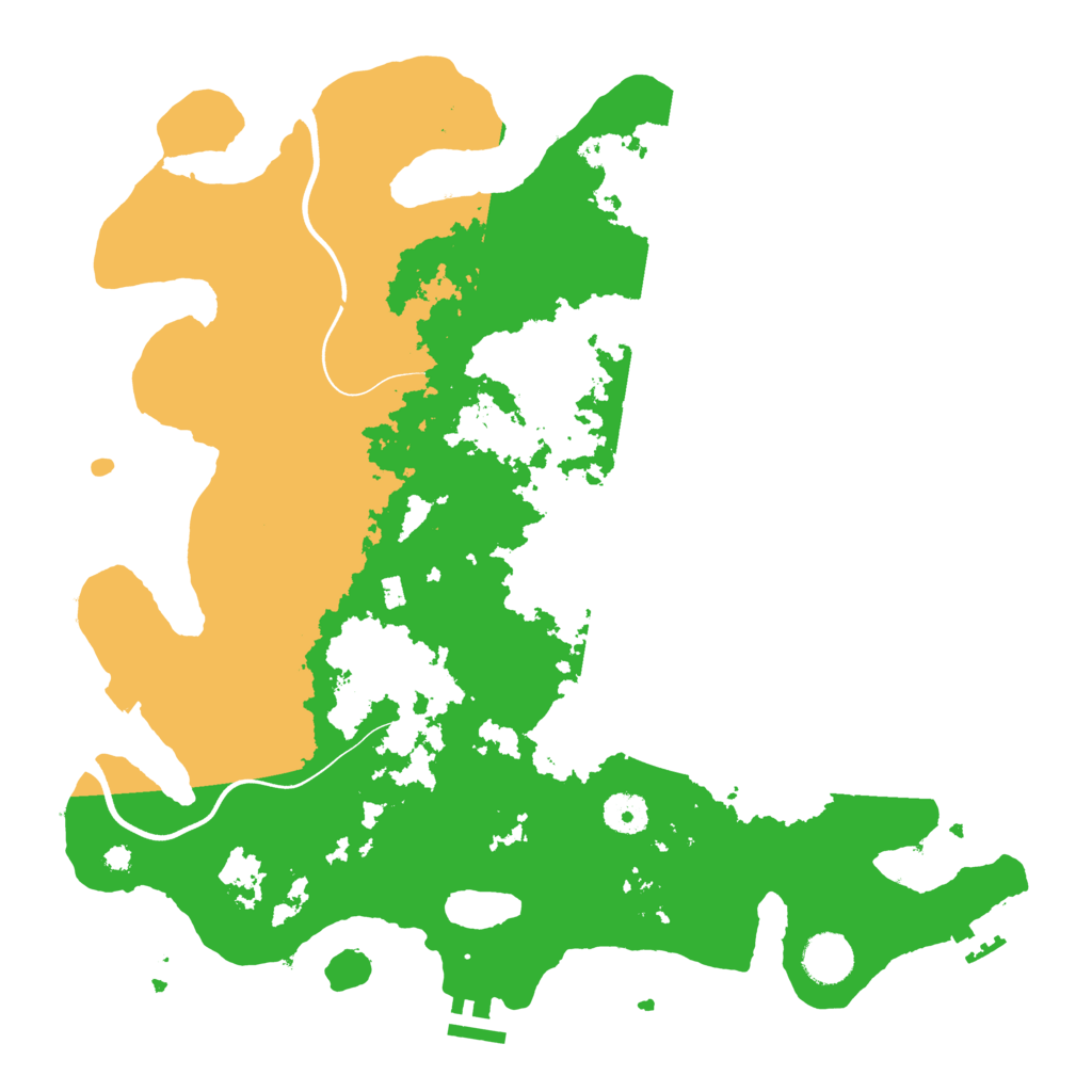 Biome Rust Map: Procedural Map, Size: 3800, Seed: 730303028