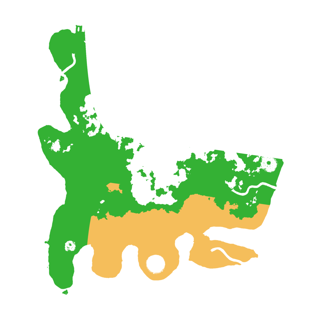 Biome Rust Map: Procedural Map, Size: 3000, Seed: 32640469