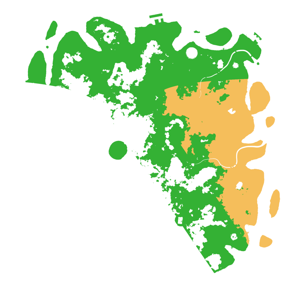 Biome Rust Map: Procedural Map, Size: 4500, Seed: 818112