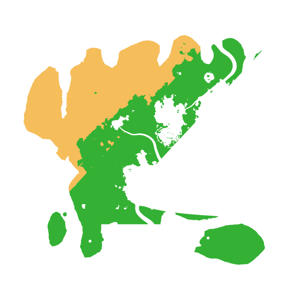 Biome Rust Map: Procedural Map, Size: 3000, Seed: 127304948