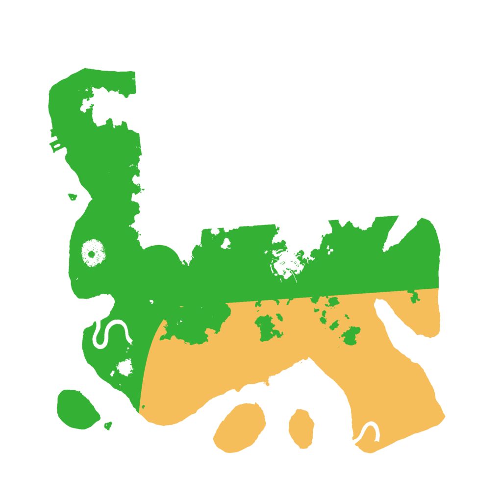 Biome Rust Map: Procedural Map, Size: 3000, Seed: 9431652