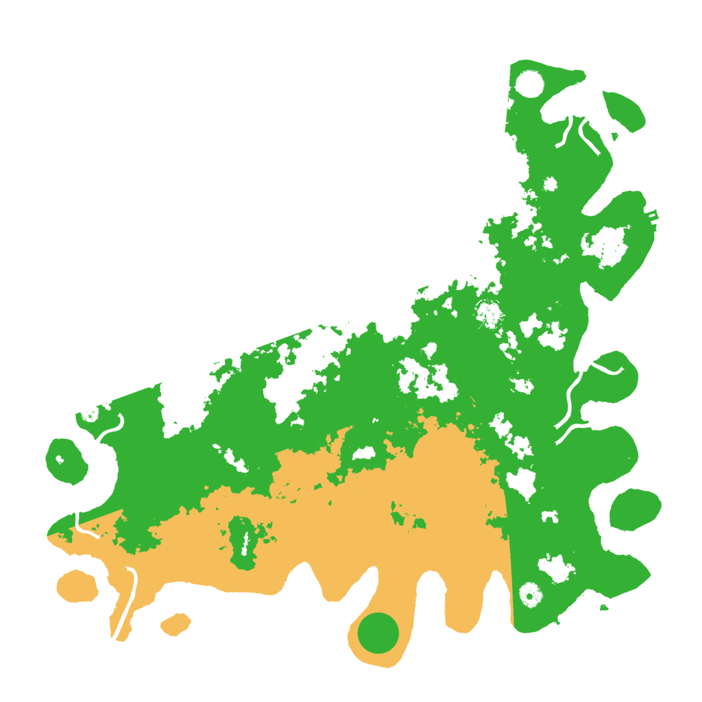 Biome Rust Map: Procedural Map, Size: 4500, Seed: 103924935