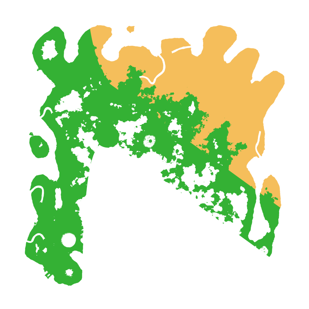 Biome Rust Map: Procedural Map, Size: 3800, Seed: 13754