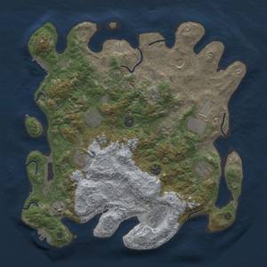 Thumbnail Rust Map: Procedural Map, Size: 3800, Seed: 13754, 19 Monuments