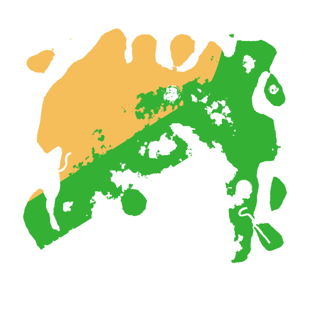 Biome Rust Map: Procedural Map, Size: 3500, Seed: 51132