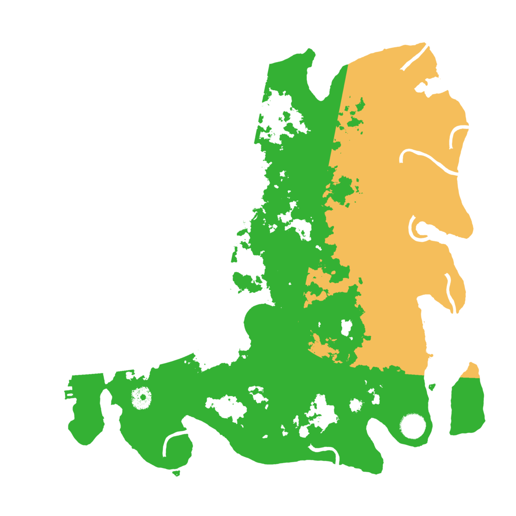 Biome Rust Map: Procedural Map, Size: 3600, Seed: 449081354