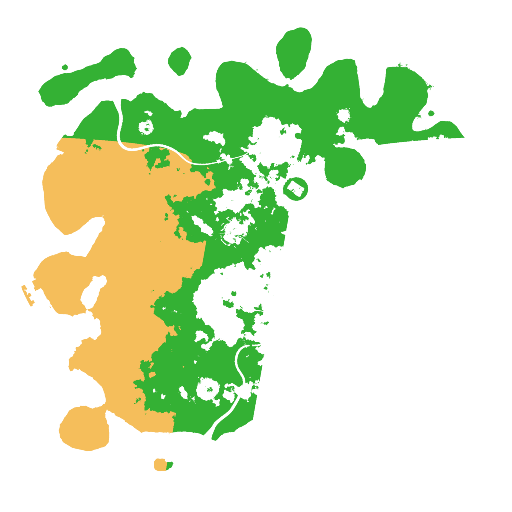 Biome Rust Map: Procedural Map, Size: 3500, Seed: 219340969
