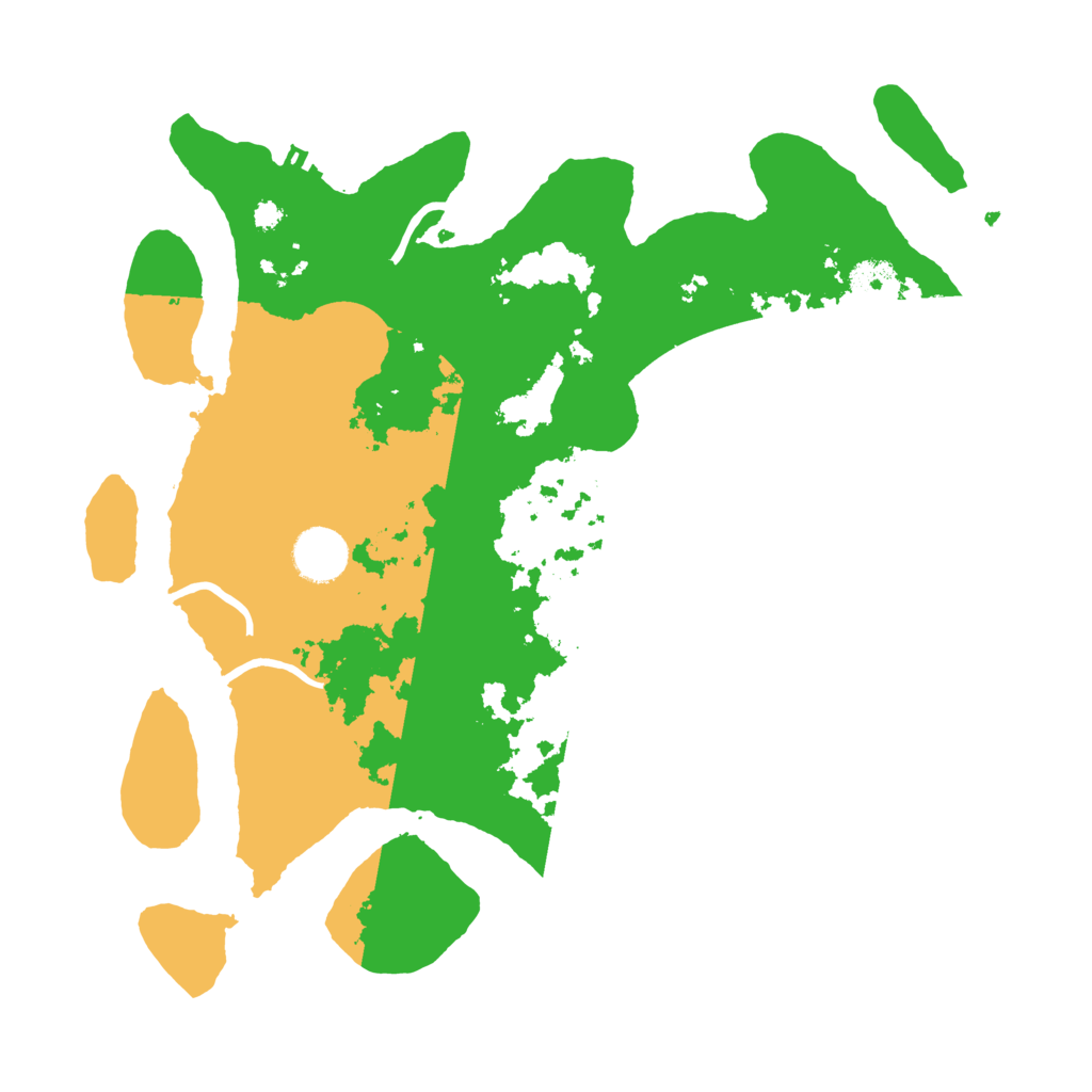 Biome Rust Map: Procedural Map, Size: 3500, Seed: 9844978