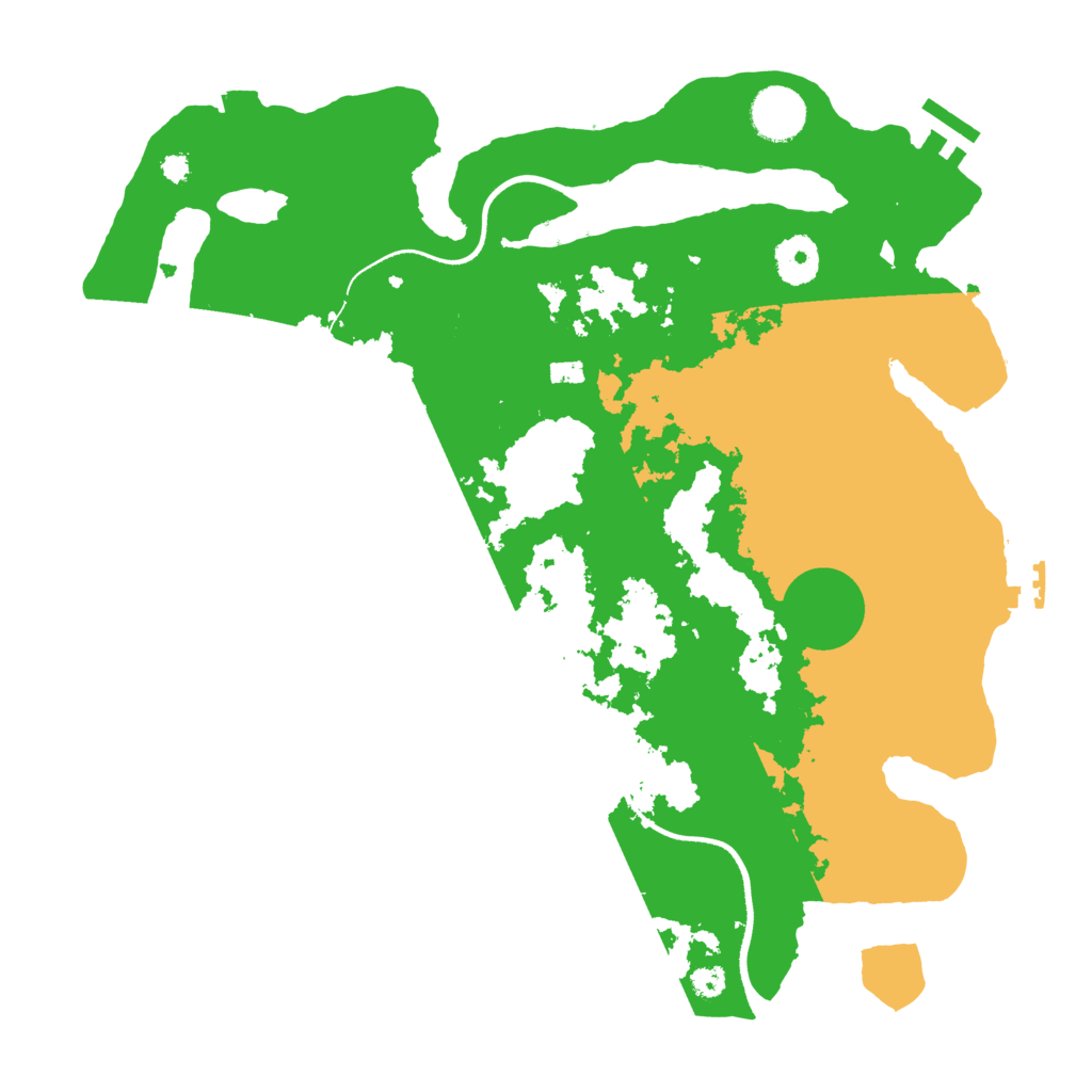 Biome Rust Map: Procedural Map, Size: 3500, Seed: 78788976
