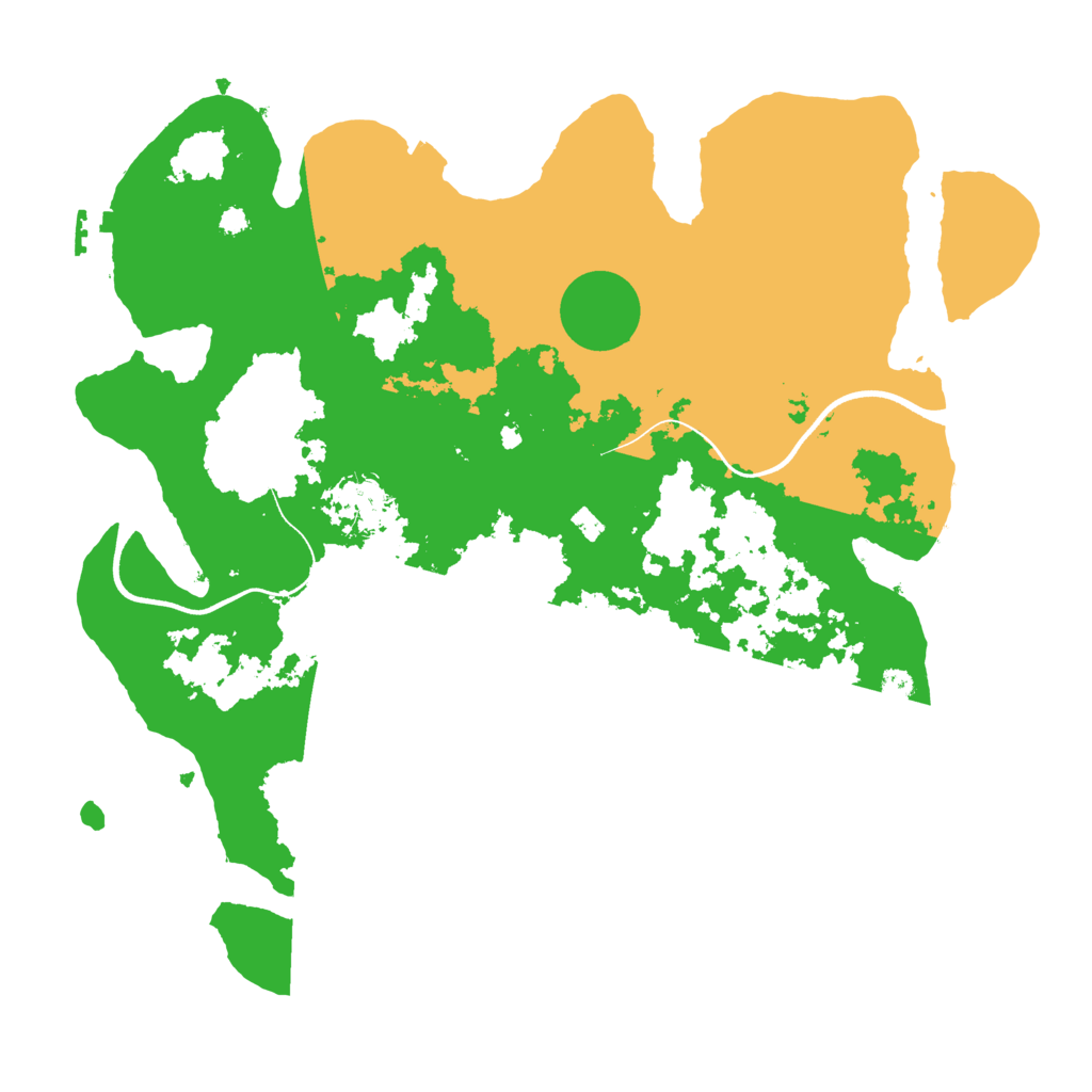 Biome Rust Map: Procedural Map, Size: 3600, Seed: 7012023