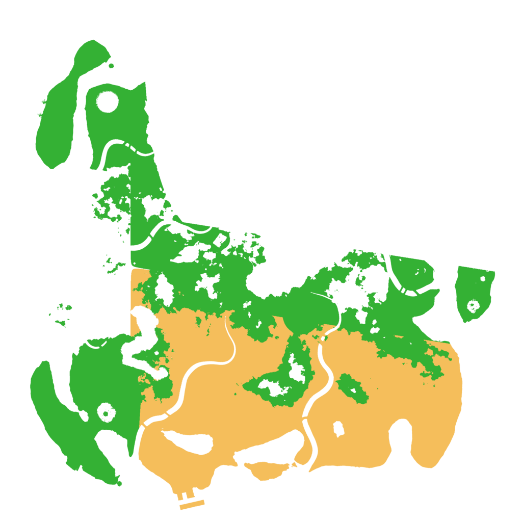 Biome Rust Map: Procedural Map, Size: 4250, Seed: 84292494