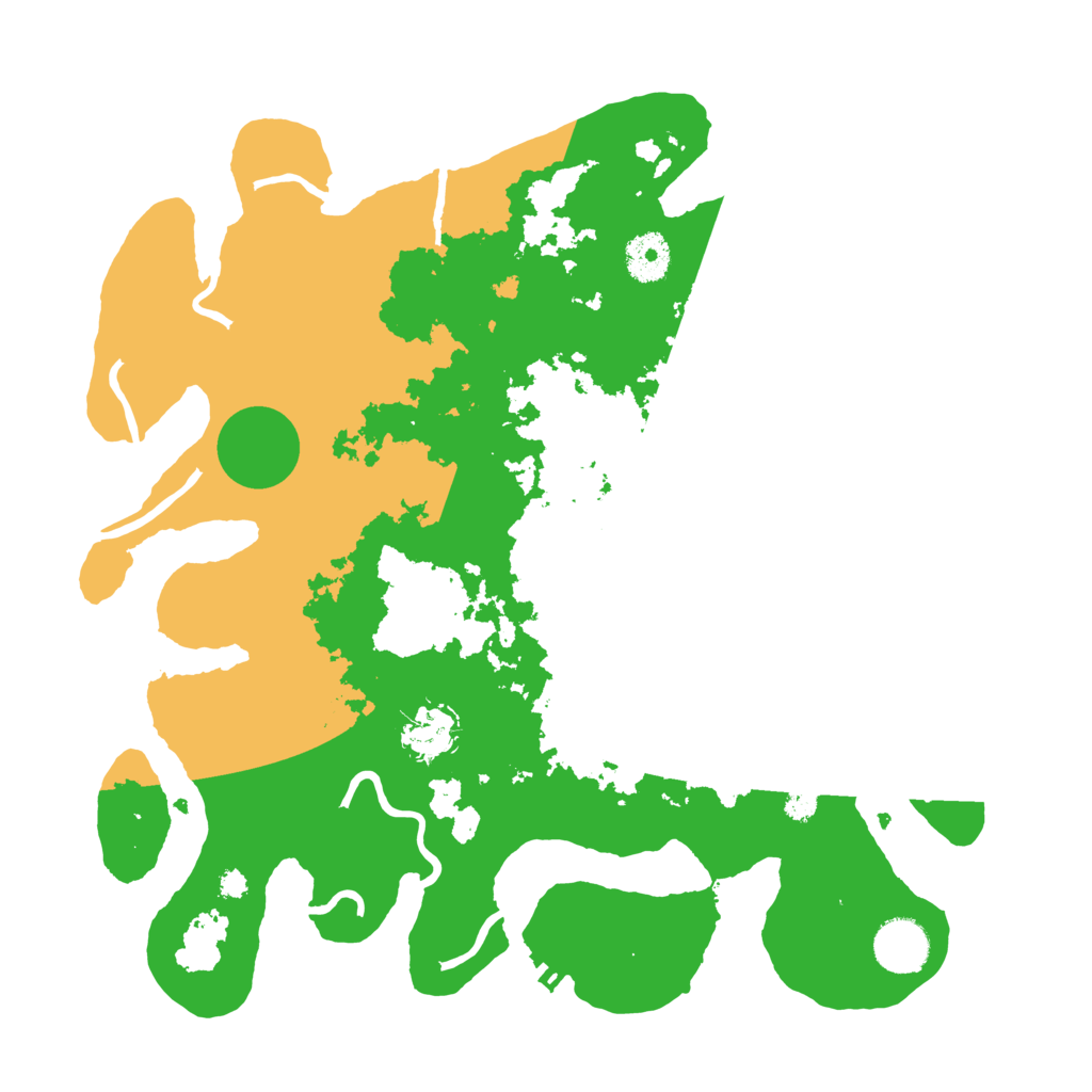 Biome Rust Map: Procedural Map, Size: 3500, Seed: 542673