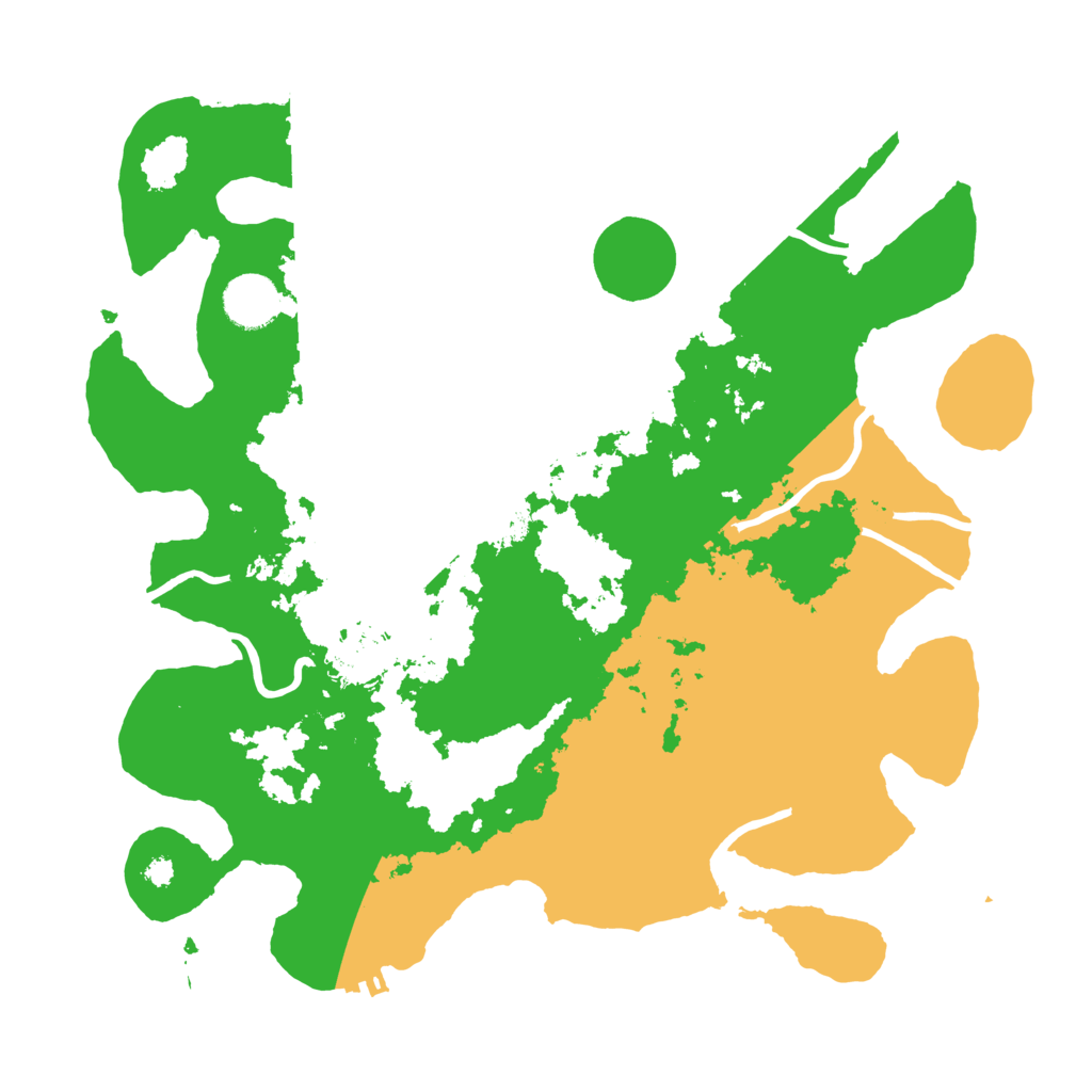Biome Rust Map: Procedural Map, Size: 3500, Seed: 1564143193