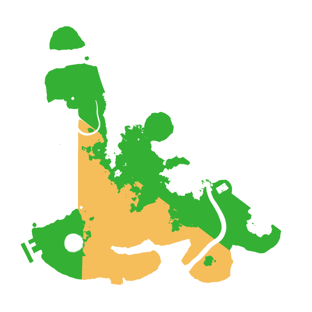 Biome Rust Map: Procedural Map, Size: 3000, Seed: 342590835