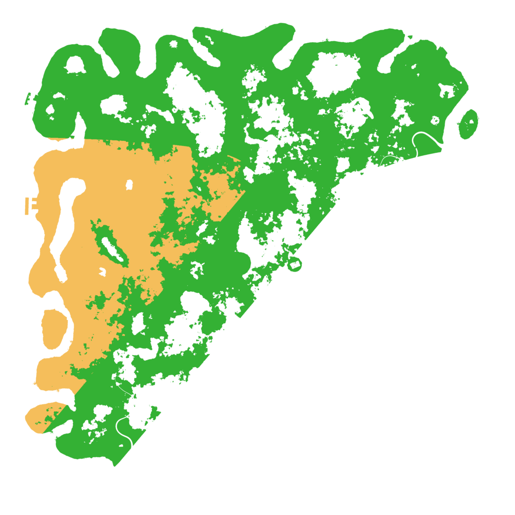 Biome Rust Map: Procedural Map, Size: 6000, Seed: 1074464775