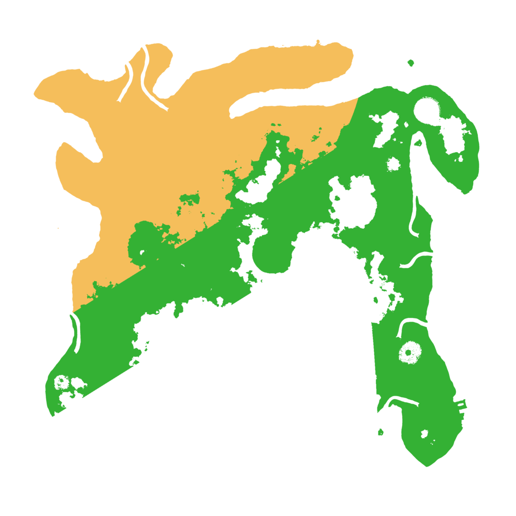 Biome Rust Map: Procedural Map, Size: 3500, Seed: 1864236609