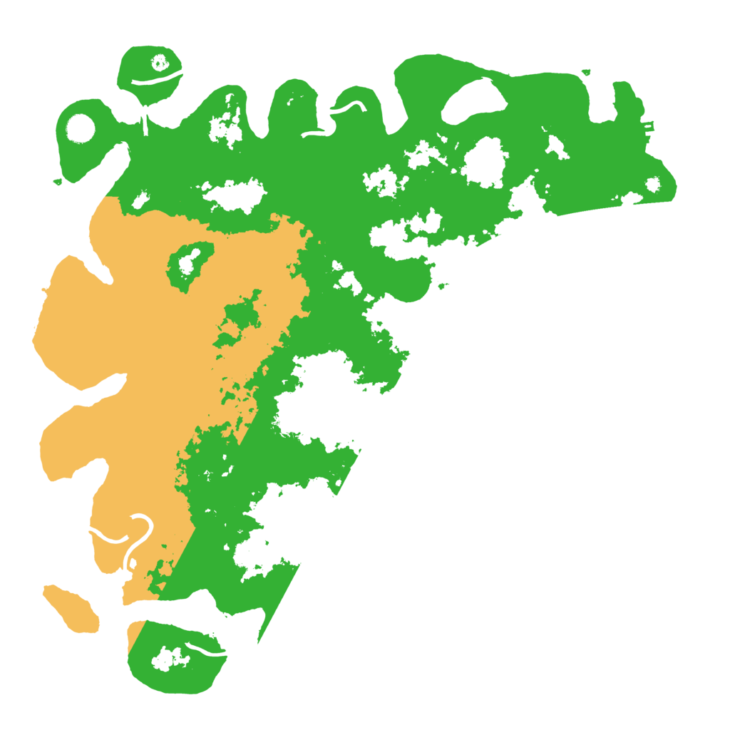 Biome Rust Map: Procedural Map, Size: 4500, Seed: 135733219