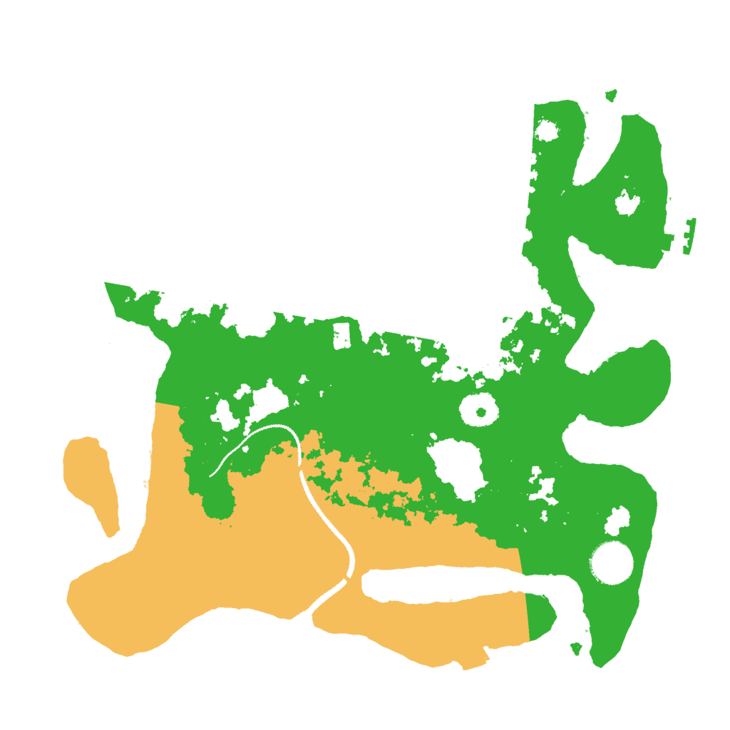Biome Rust Map: Procedural Map, Size: 3000, Seed: 1337415901