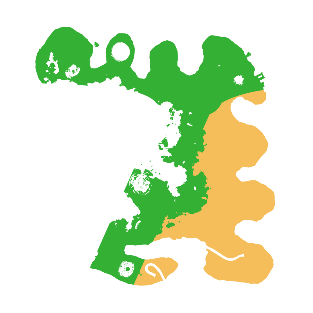 Biome Rust Map: Procedural Map, Size: 3000, Seed: 320080277