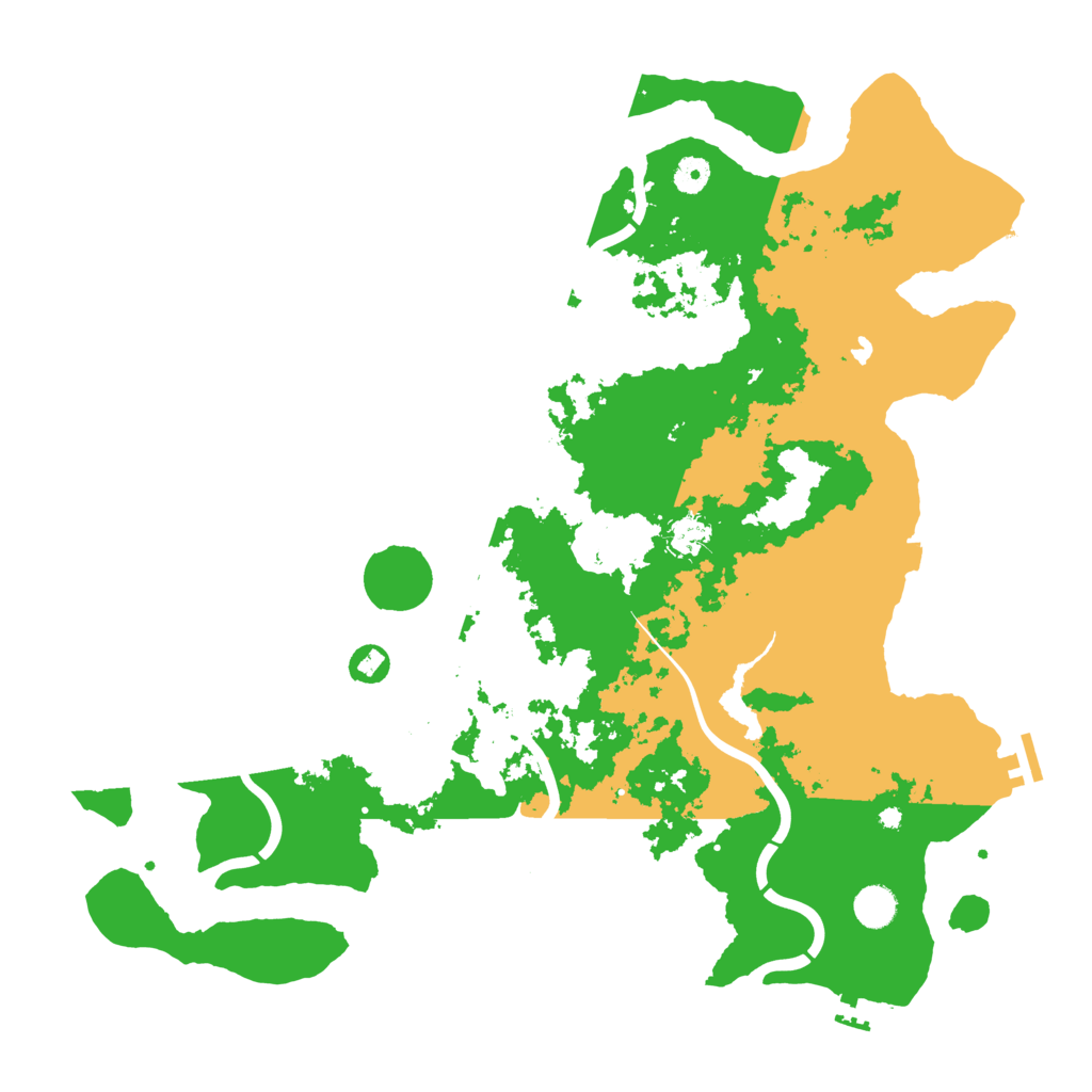 Biome Rust Map: Procedural Map, Size: 4500, Seed: 1309725068
