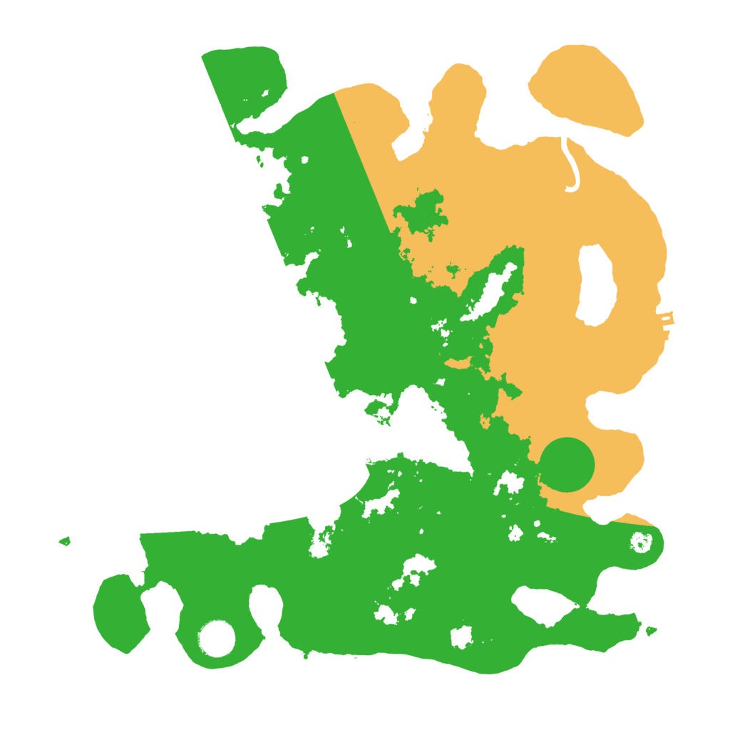 Biome Rust Map: Procedural Map, Size: 3500, Seed: 1098928085