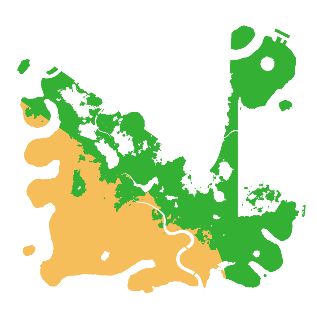 Biome Rust Map: Procedural Map, Size: 4000, Seed: 732797