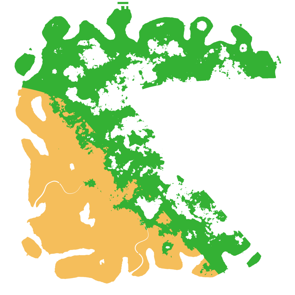 Biome Rust Map: Procedural Map, Size: 5500, Seed: 823483