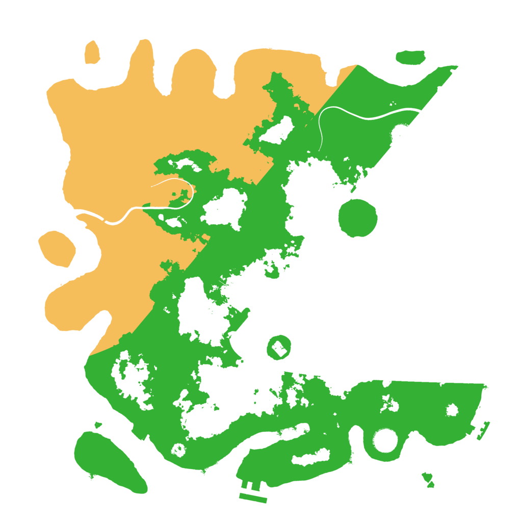 Biome Rust Map: Procedural Map, Size: 3800, Seed: 7255902