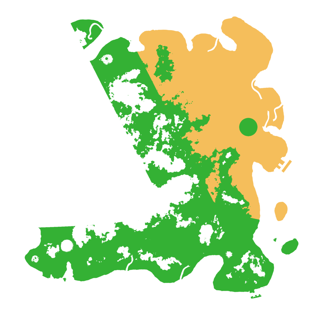 Biome Rust Map: Procedural Map, Size: 4500, Seed: 878724676