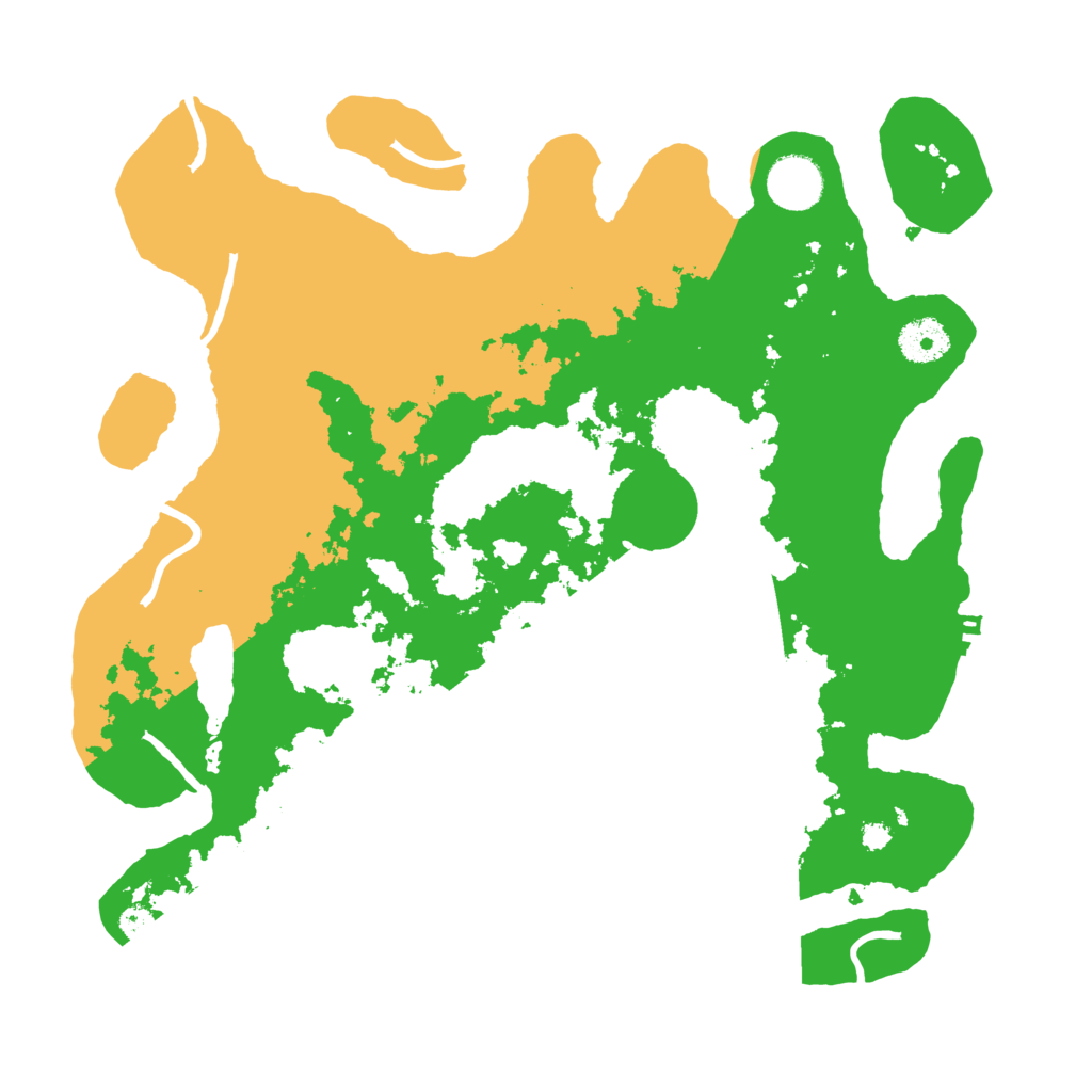 Biome Rust Map: Procedural Map, Size: 3500, Seed: 97415744