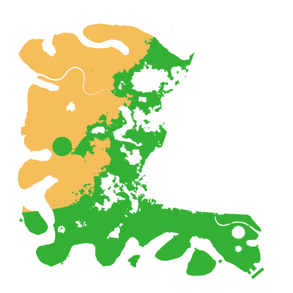 Biome Rust Map: Procedural Map, Size: 4000, Seed: 1186978021