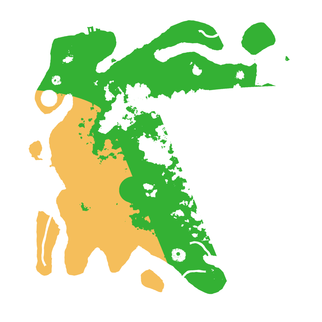 Biome Rust Map: Procedural Map, Size: 3500, Seed: 1291689536