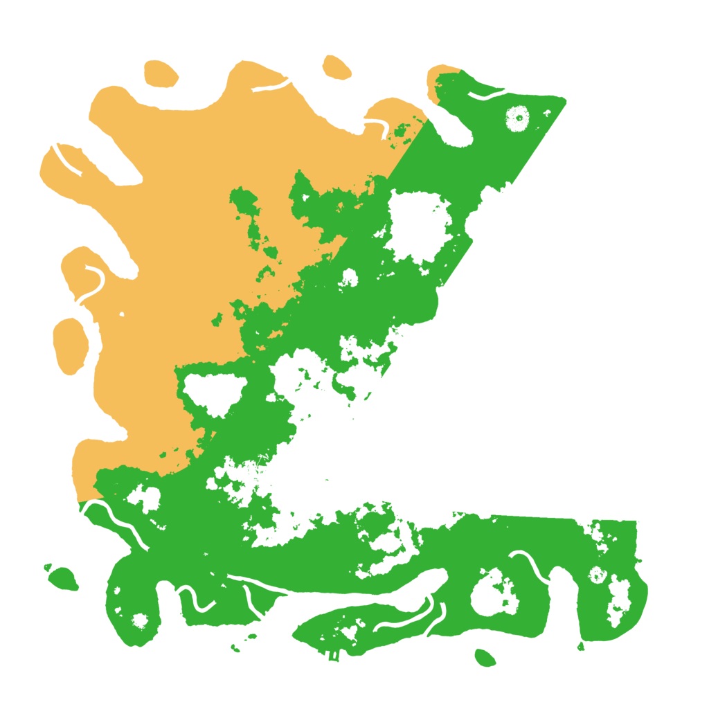 Biome Rust Map: Procedural Map, Size: 4250, Seed: 183370119