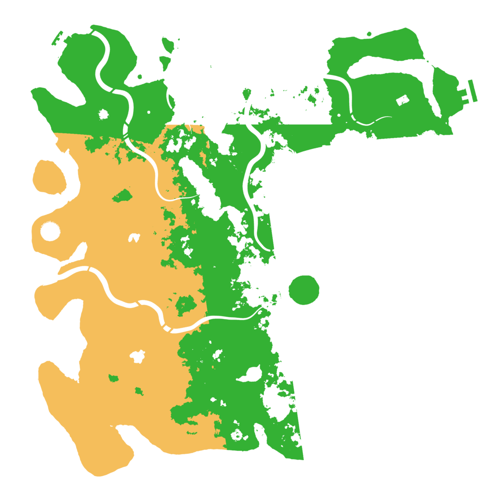 Biome Rust Map: Procedural Map, Size: 4500, Seed: 37246675