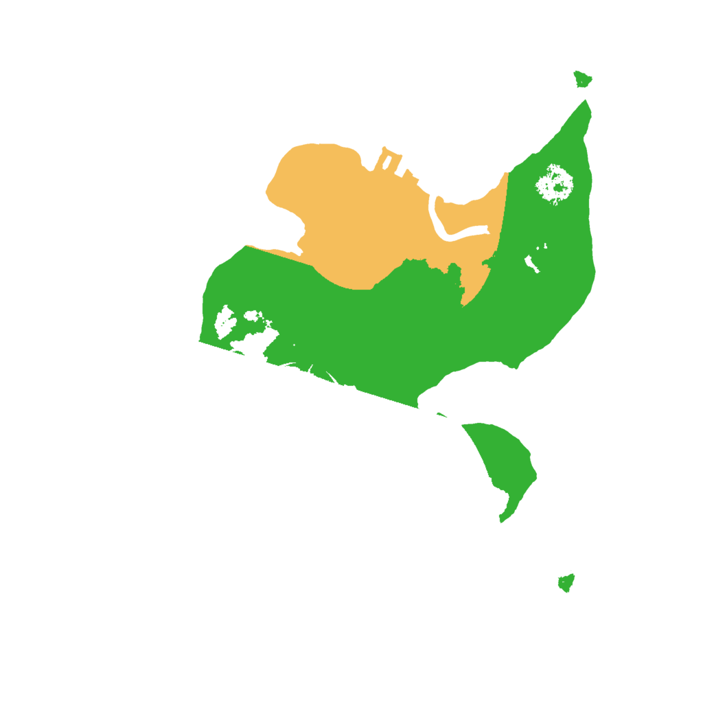 Biome Rust Map: Procedural Map, Size: 2000, Seed: 52355