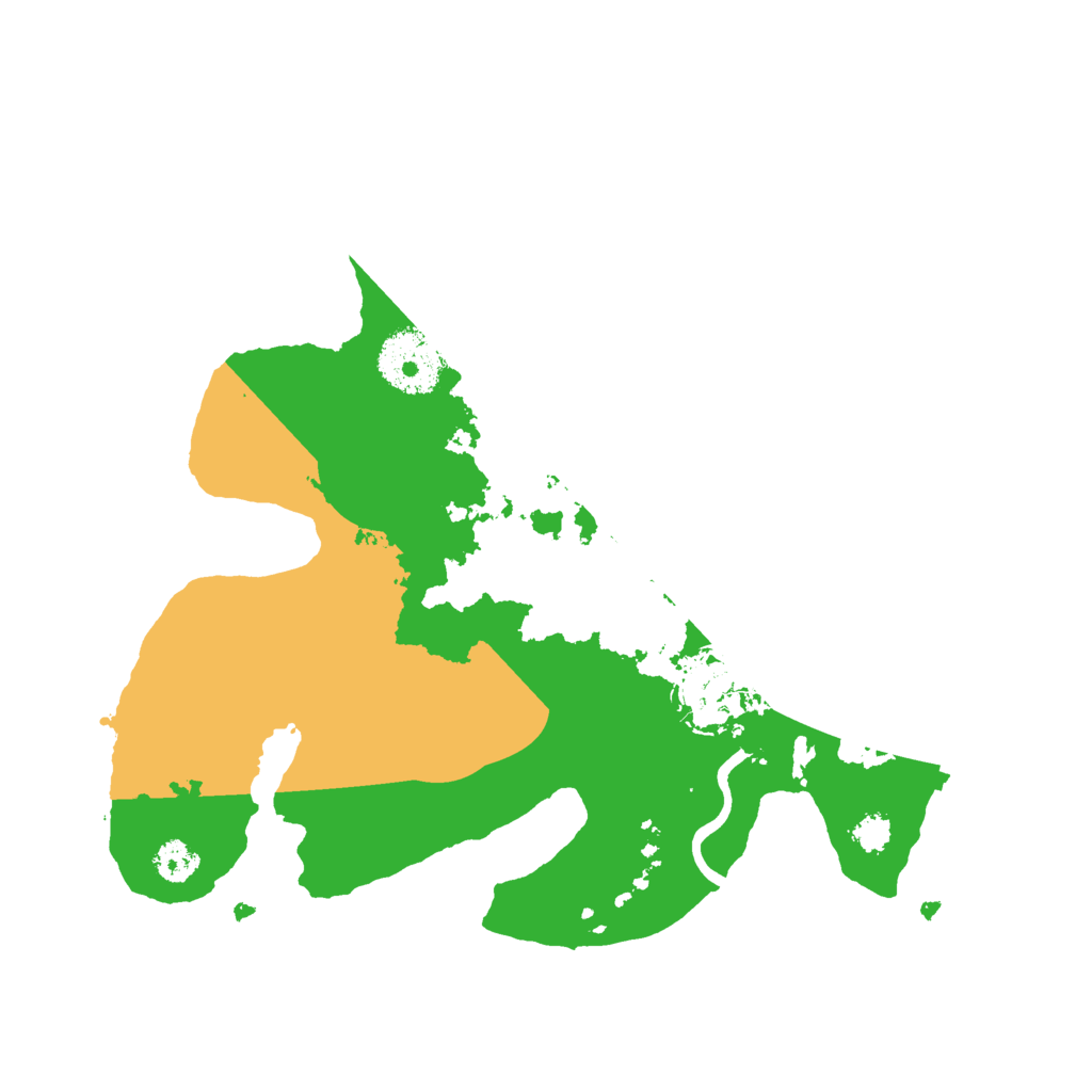 Biome Rust Map: Procedural Map, Size: 2700, Seed: 4262