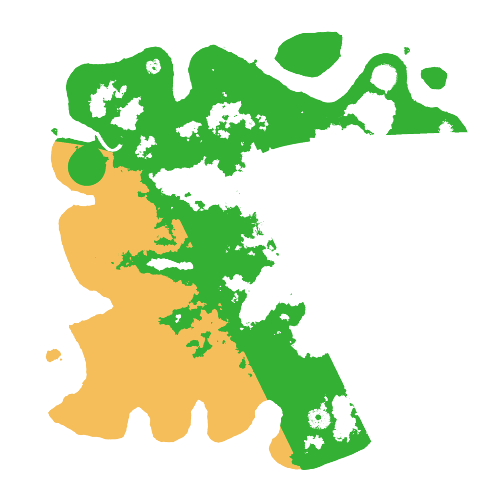 Biome Rust Map: Procedural Map, Size: 3500, Seed: 4605