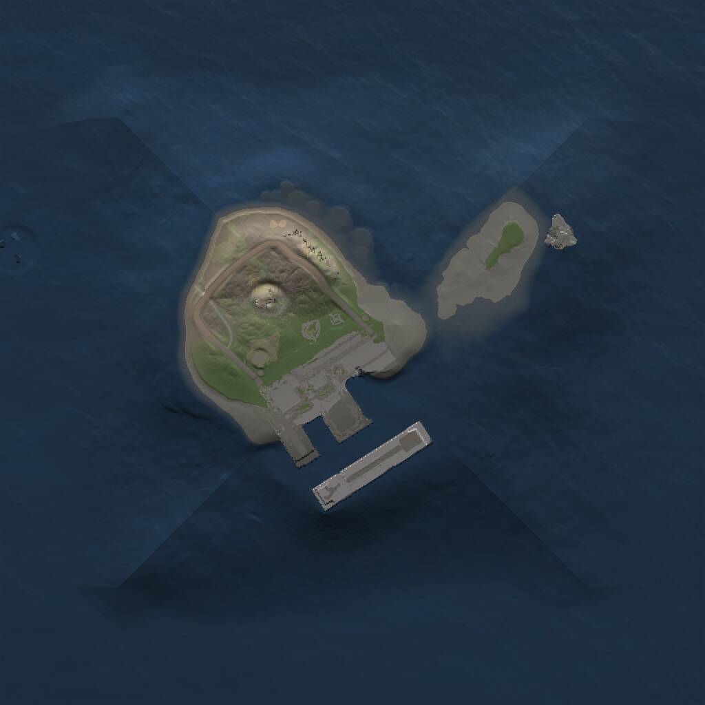 Rust Map: Procedural Map, Size: 1111, Seed: 752608, 2 Monuments