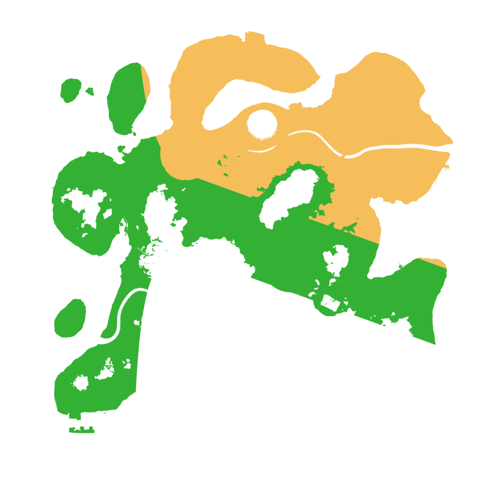 Biome Rust Map: Procedural Map, Size: 3000, Seed: 84941