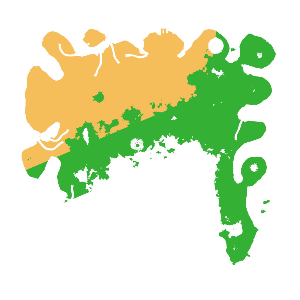 Biome Rust Map: Procedural Map, Size: 3500, Seed: 51762490