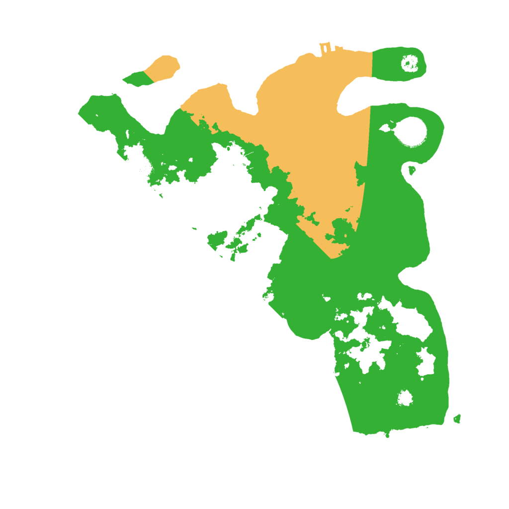 Biome Rust Map: Procedural Map, Size: 3000, Seed: 45782