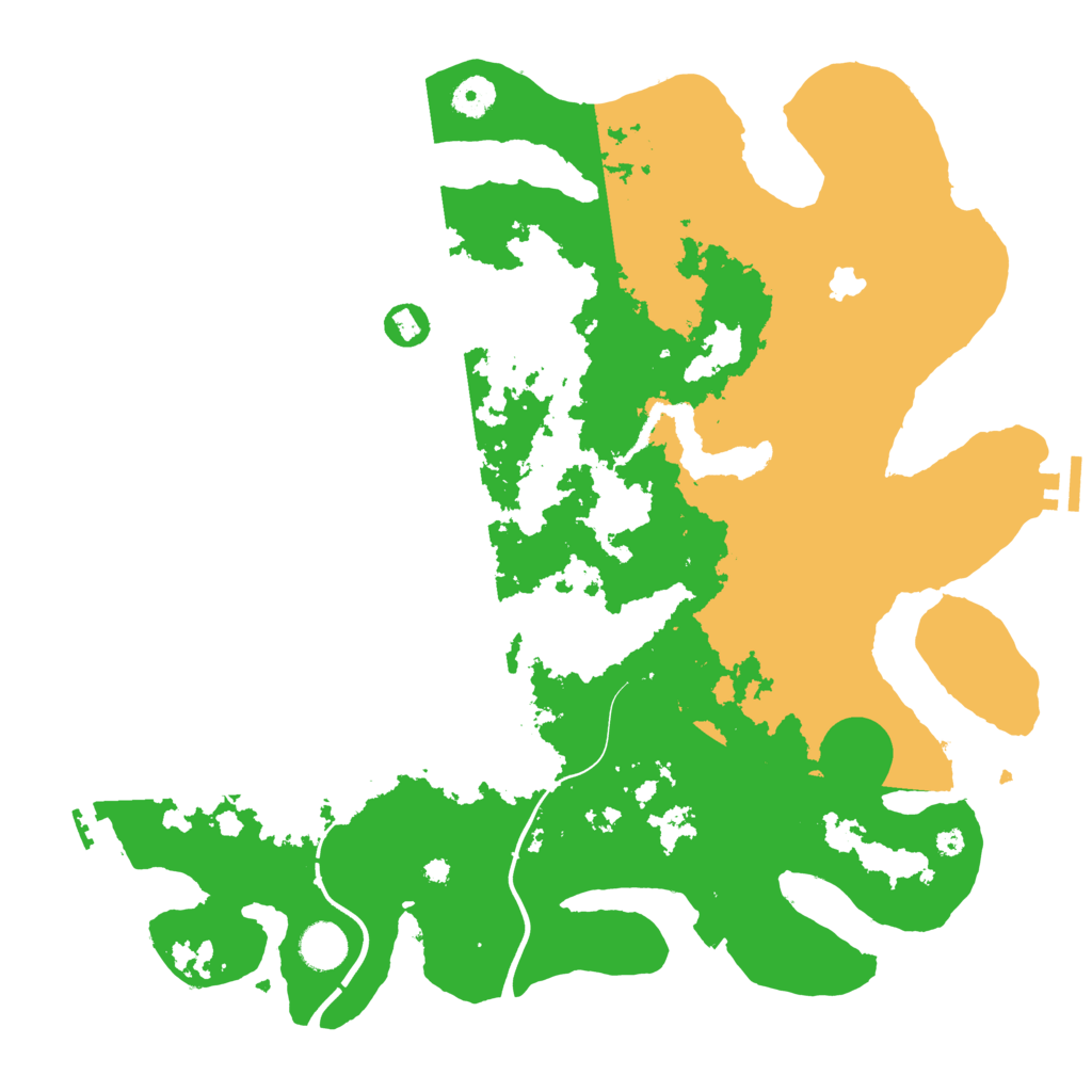 Biome Rust Map: Procedural Map, Size: 4000, Seed: 1036918377