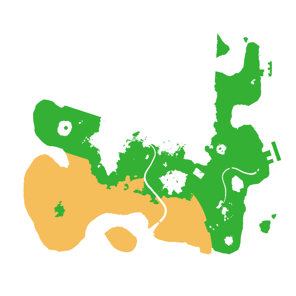 Biome Rust Map: Procedural Map, Size: 3000, Seed: 1405649114