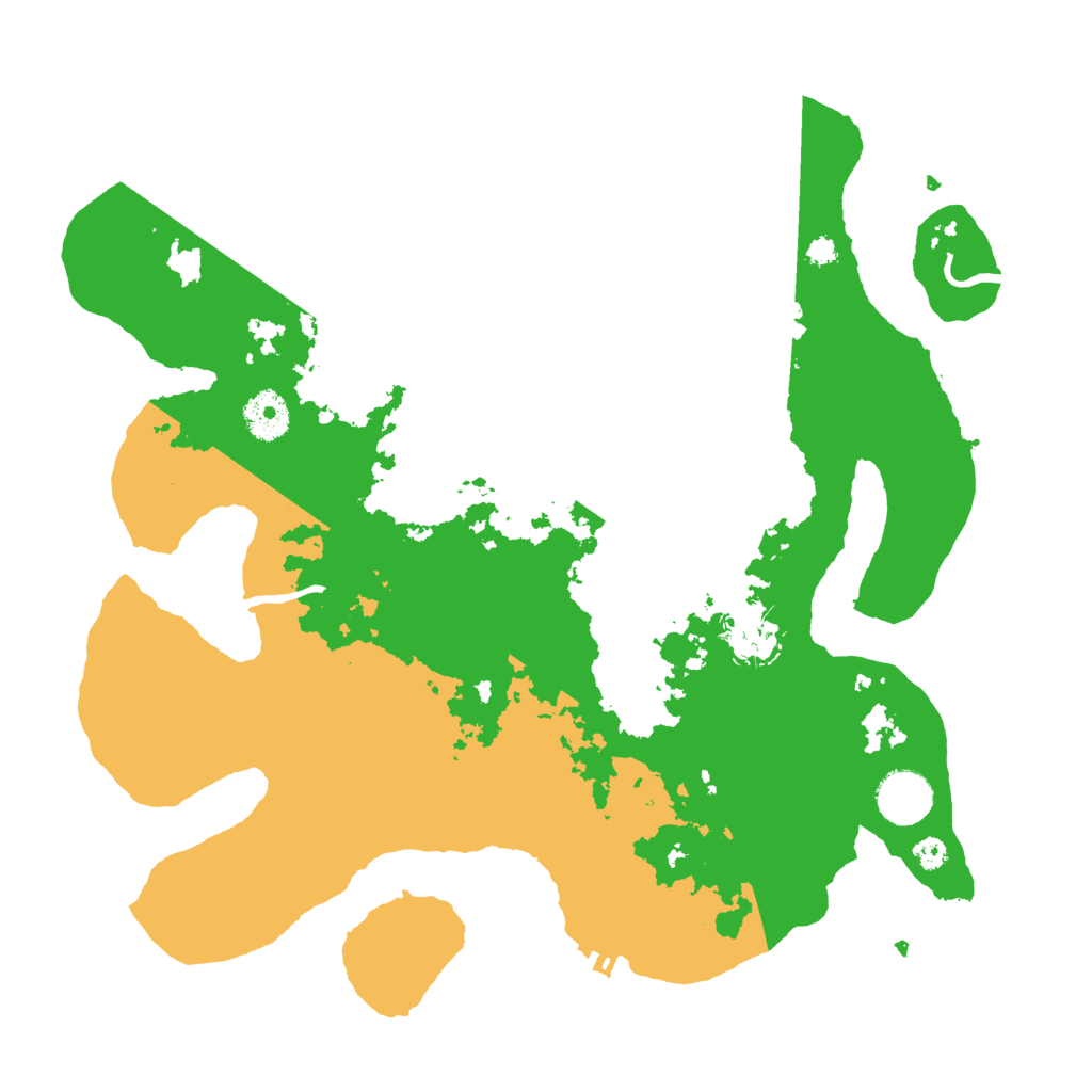 Biome Rust Map: Procedural Map, Size: 3500, Seed: 290746814