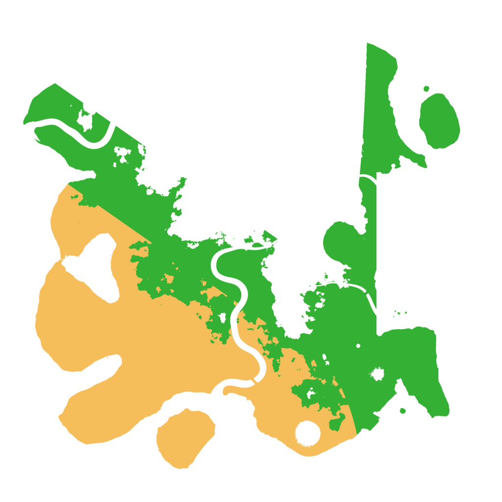 Biome Rust Map: Procedural Map, Size: 3500, Seed: 290746814