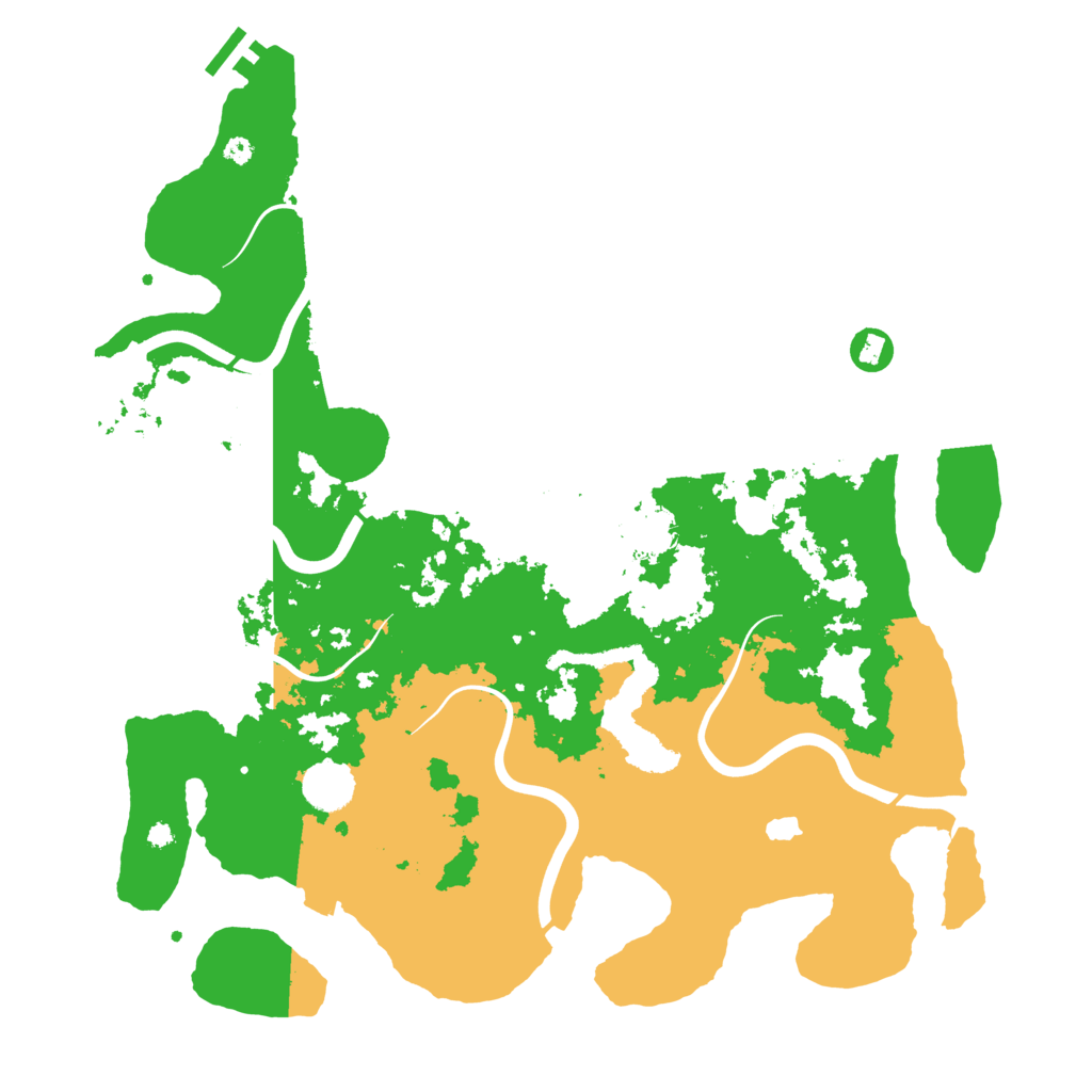 Biome Rust Map: Procedural Map, Size: 4000, Seed: 1204654275