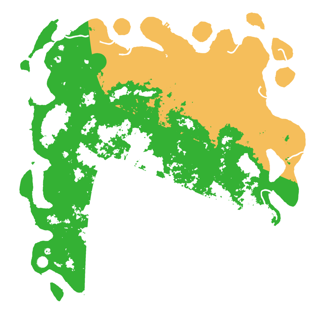 Biome Rust Map: Procedural Map, Size: 5000, Seed: 47941