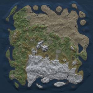 Thumbnail Rust Map: Procedural Map, Size: 5000, Seed: 47941, 18 Monuments