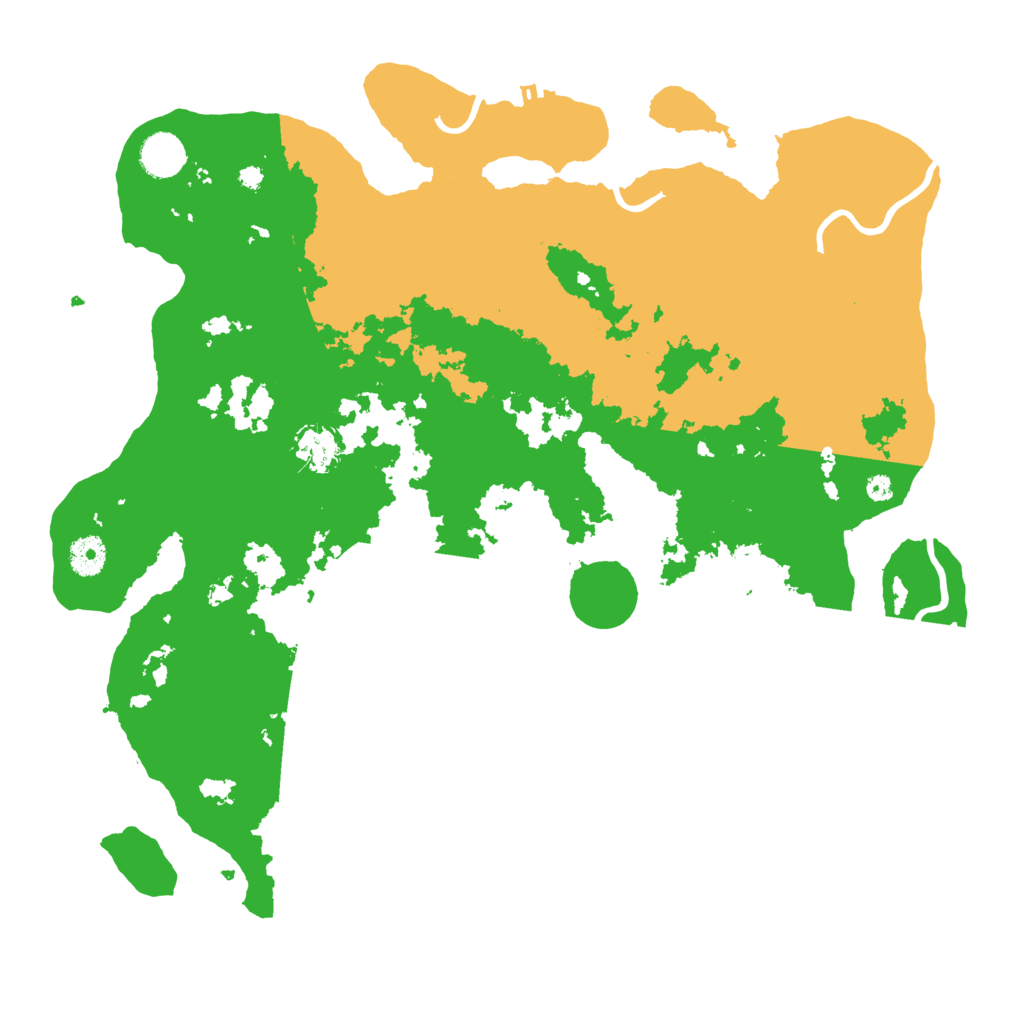 Biome Rust Map: Procedural Map, Size: 4000, Seed: 143534